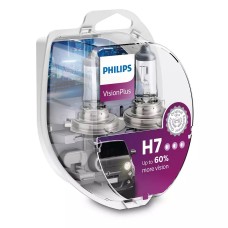 Лампа галогенна Philips VisionPlus +60% H7 12V 55W (2 шт.) 12972VPS2
