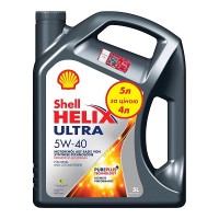 Олива моторна Shell Helix Ultra 5W-40, 5 л, 550052838